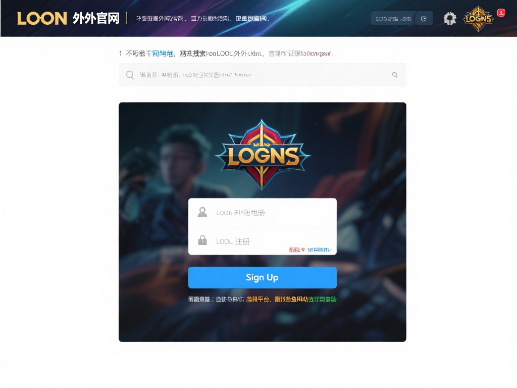 LOL外围官网注册指南，快速上手畅享体验！