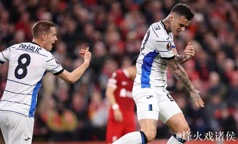 意大利足球顶级联赛第15轮亚特兰大 2-1 战胜卡利亚里